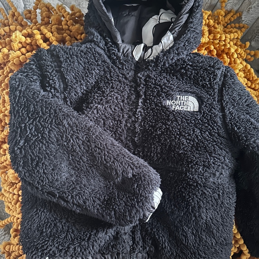 The North Face Kids Black Sherpa Unisex Coat